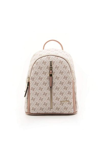 Silver Polo BACKPACK/LOGO PRINTEDSilver Polo PINK Backpack