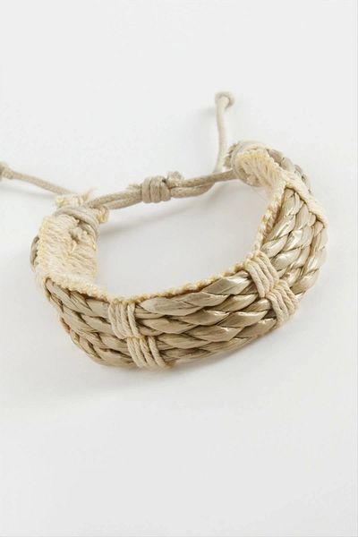 S'82 Braided Vinlex Leather Bracelet