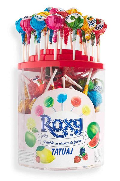 Roxy Tautaj XXL Lollipops – 15g x 100 Pieces | Lollipops with Various Fruity Flavors