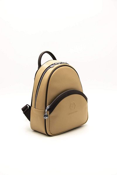 Silver Polo RUCSAC/PIELE PIELE Rucsac argintiu Polo NUT