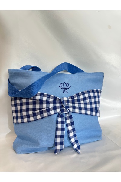 LTS bag Linen Shoulder Bag (with Bow)