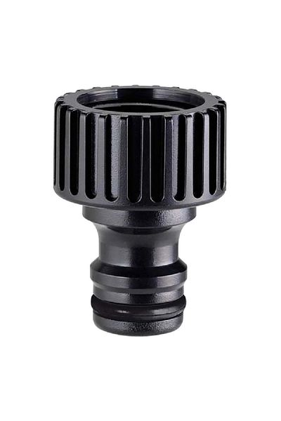 CLABER 1/2inch Threaded Tap Card Connector Black