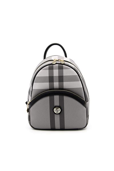 Silver Polo BACKPACK/PLAIDSilver Polo BLACK Backpack