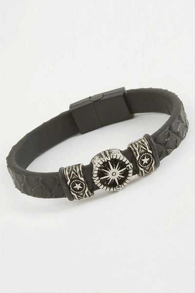 VELOREA Star Quality Magnetized Faux Leather Bracelet
