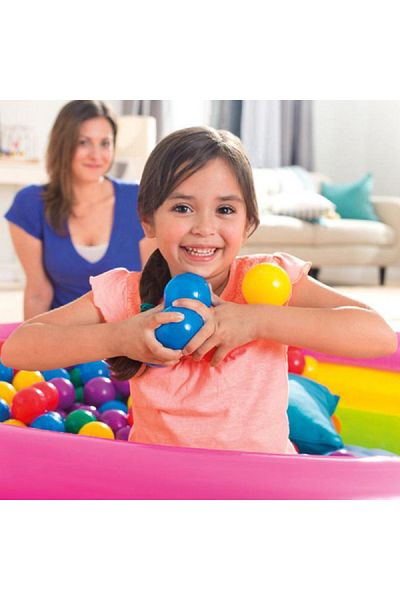 Intex 100-Piece PVC Lightweight Air Filled Fun Ball Set