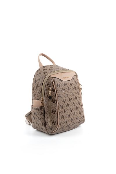 Silver Polo BACKPACK/LOGO PRINTEDSilver Polo DARK BEIGE Backpack