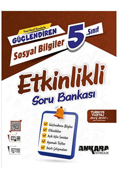 Evrensel İletişim Yayınları 5.Sınıf Ankara Güçlendiren Sosyal Bilgiler Etkinl...