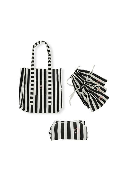 PEPPYTHINGS Rocky Set of 3 (Cloth Bag - 3-Piece Pouch - Makeup Bag)