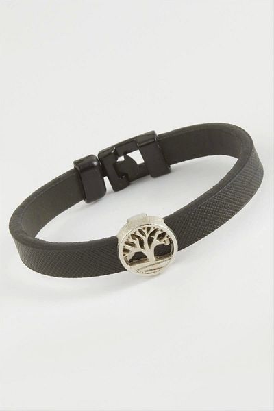 Enseb Tree of Life Quality Faux Leather Bracelet