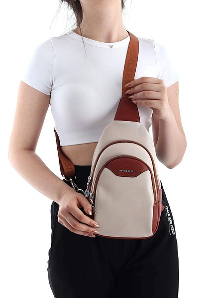 Silver Polo FREEBAG/SKIN LEATHERSilver Polo BEIGE Waist Bag