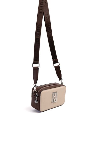 Silver Polo CROSS BAG/SKIN LEATHERSilver Polo BEIGE Cross Bag