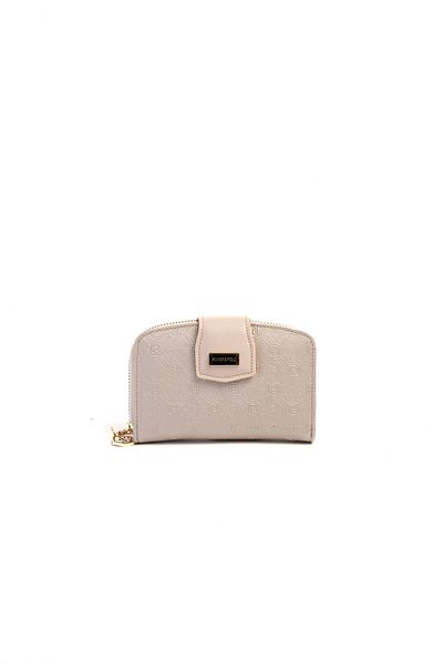 Silver Polo WALLET/LOGO PRINTEDSilver Polo BEIGE Wallet & Card Holder