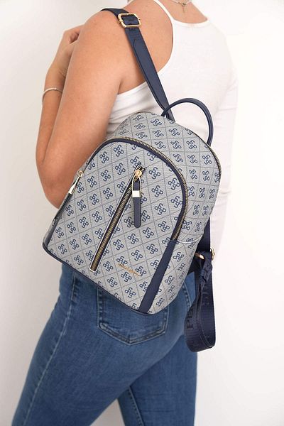 Silver Polo BACKPACK/LOGO PRINTEDSilver Polo GRAY Backpack