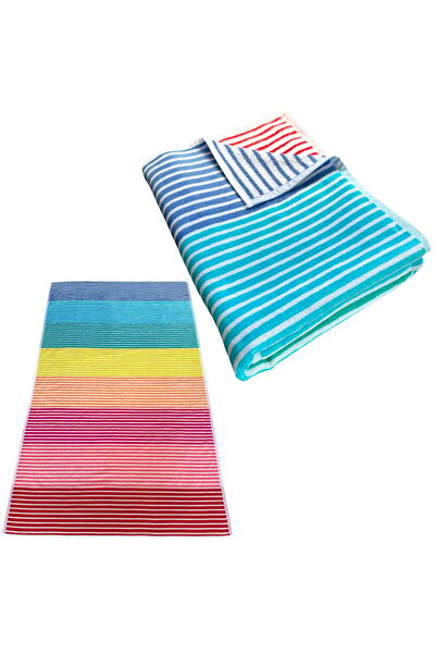 OEM 100% cotton beach towel, 90x160 cm, 550g/sqm, PPB56
