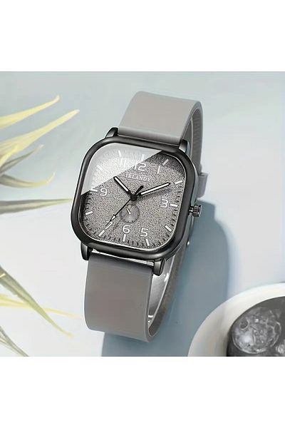 Feron accessories Men's Square Case Wrist Watch E-315