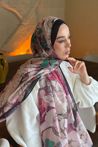 Tesettür Diyarı Alice Pattern Lina Shawl