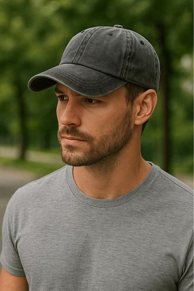 SFCOLLECTION Men's Premium Washed Cotton Vintage Hat - Adjustable Sports Cap