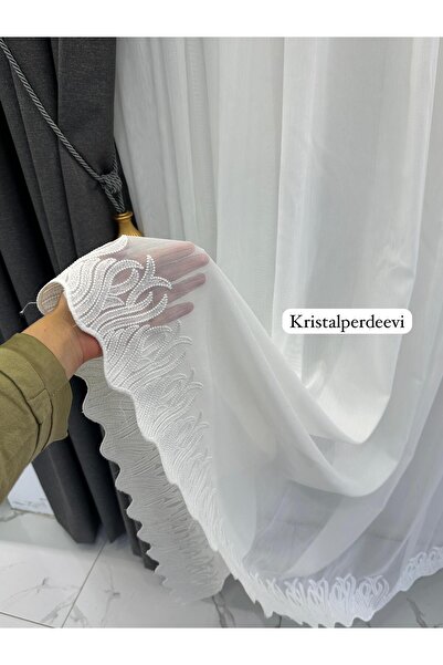 Beautiful ALT ETEĞİ DESENLİ KALIN BAMBU KUMAŞ 1/3 SIK PİLELİ BORU PİLE KIRIŞM...