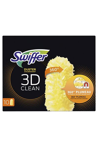 Swiffer Rezerve pamatuf pentru curatarea prafului Swiffer Duster 3D Clean, 10 bucati