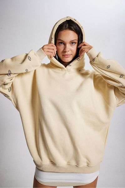 Markano Eye Sweatshirt Beige