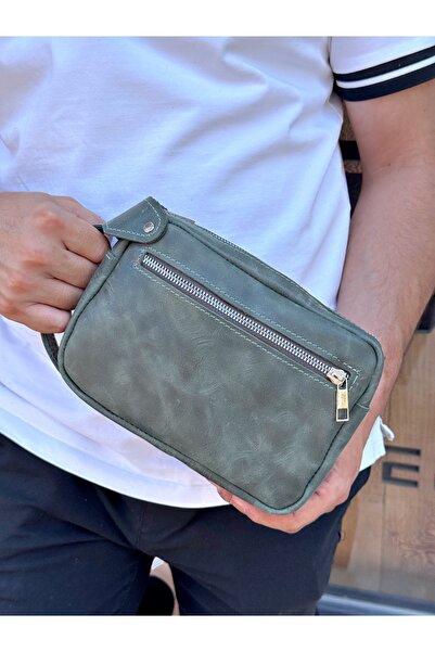 Fil Deri Genuine Leather - Hand Grip Tape - Zippered - Wallet 1002