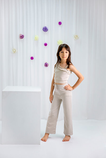 LLUVİA KIDSS Su Yolu Crop Paltolon Takım