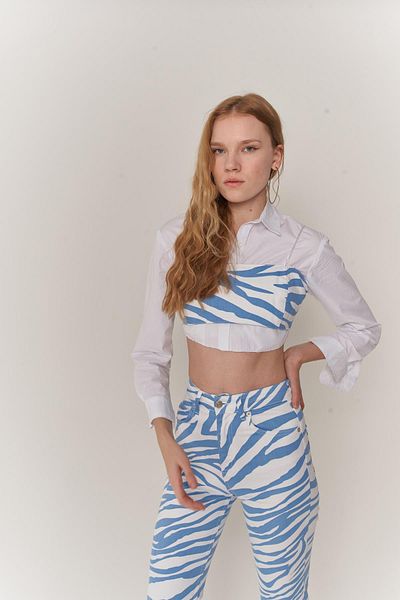 Markano Blues Bustier Blue