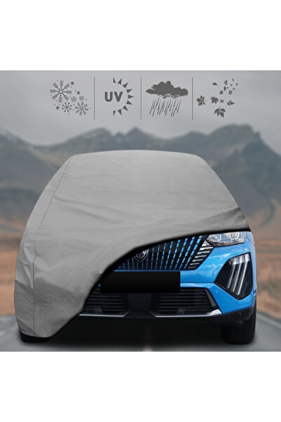 ULTRASHOP Peugeot 2008 (2019 - ) Oto Branda Su Geçirmez Miflonlu Araba Brandası Klipsli Araba Çadırı