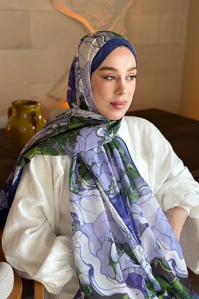 Tesettür Diyarı Alice Pattern Lina Shawl