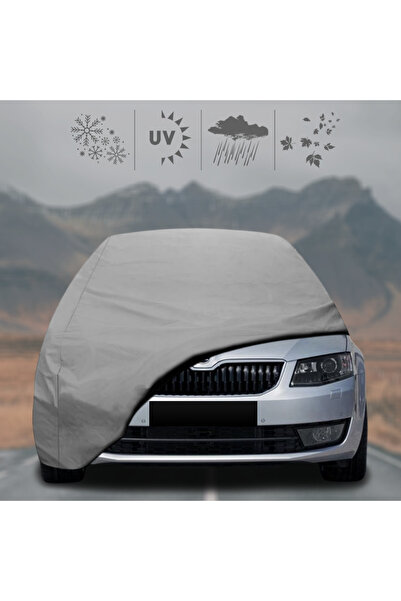 ULTRASHOP Skoda Octavia (2013 - 2019) Oto Branda Su Geçirmez Miflonlu Araba Brandası Klipsli Araba Çadırı