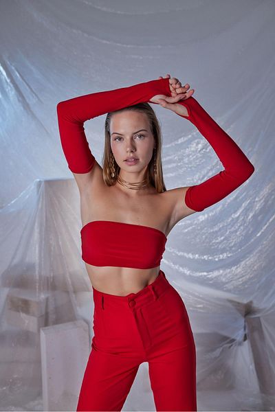 Markano Noir Blouse Red