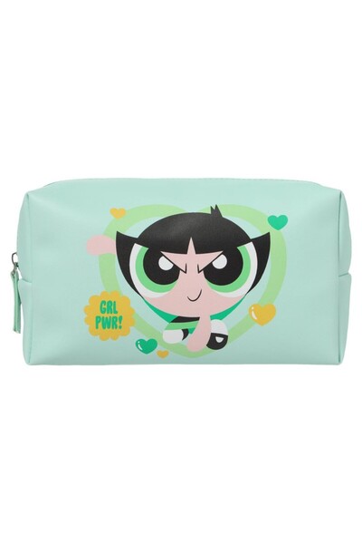 Miniso Powerpuff Girls Lisanslı Kare Kozmetik Çantası - Buttercup