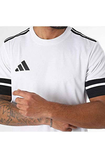 adidas Squa25 Jsy M Ανδρικό αθλητικό μπλουζάκι Casual Λευκό