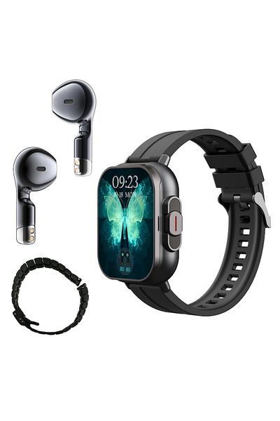 celhome Smartwatch with Bluetooth Headphones, CELhome D8, Heart Rate, Blood Pressure, Sleep Monitoring, Fitn