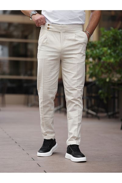 BASEL.CO Linen Old Money Trousers