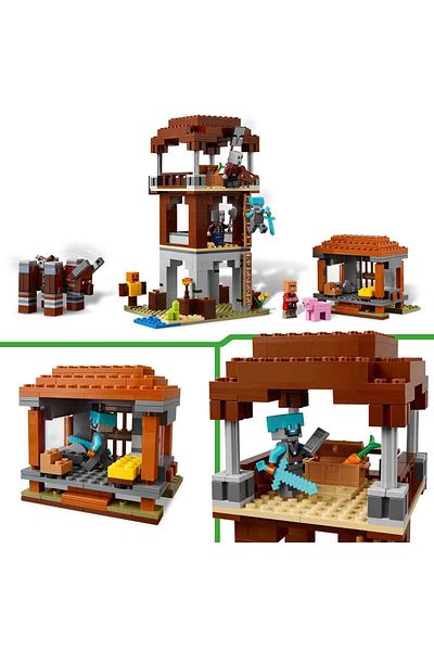 LEGO Minecraft Miners Garrison and Marauder 21278