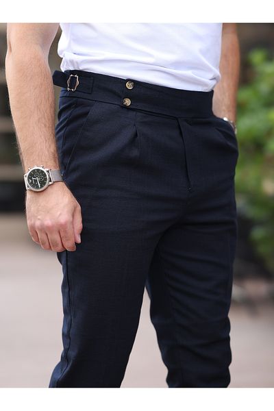 BASEL.CO Linen Old Money Trousers