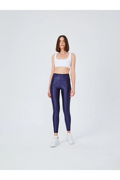 UP&FIT Leggings Leatherx Navy Blue
