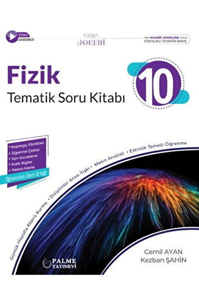 Palme Yayınevi Palme Yayınları 10. Sınıf Fizik Tematik Soru Kitabı ( En Günce...