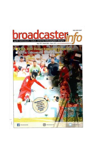 Kişisel Yayınlar Broadcasterinfo: Fifa 2022 Dünya Kupası ve Yayıncılık(Say:21...