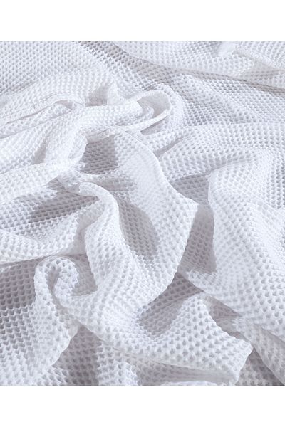 destinyhometex Husă de scaun/fel de televizor cu model alb cu vafe 140x200cm