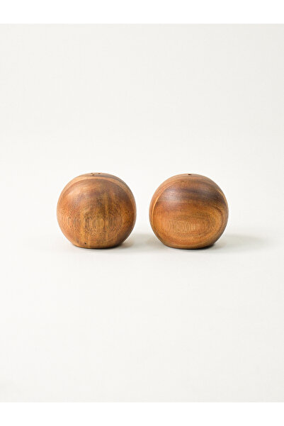 Minihol مجموعة ييرا أكاسيا مكونة من قطعتين من ملح وفلفل