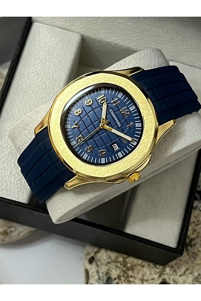 Choppers New Season Silicone Cord Navy Blue Color Men's Watch Gift Father's Day Gift