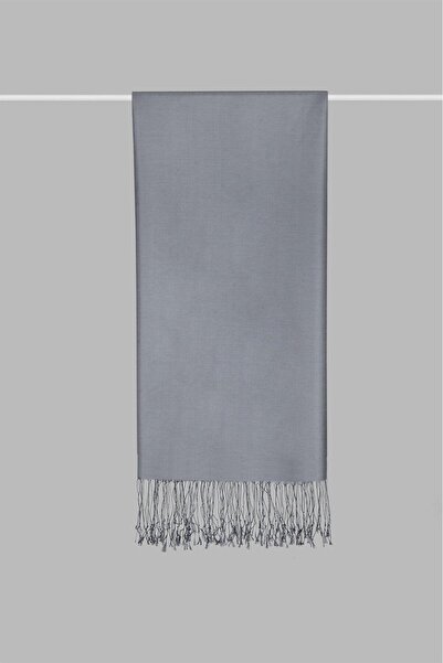 ARMANDA 100% Μεταξωτό Σάλι - Καπνιστό - Γκρι