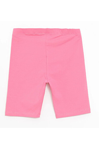 Chandraswear Girl's Printed Short Leggings Pink- Derek