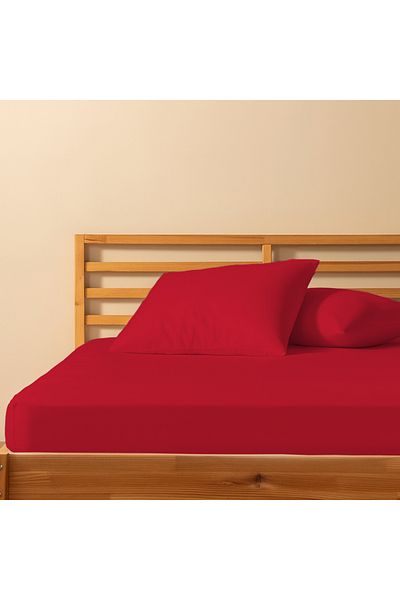 Lief Home ملاءة مزدوجة من القطن 100% مقاس 180x200+25 |   غطاء وسادة 50x70 (2 قطعة)