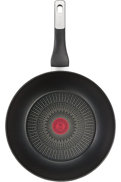 TEFAL Unlimited Wok Pan 28 cm - Scratch-Resistant Non-Stick, Thermo-Spot, Induction (G2551902)