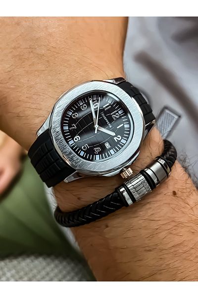 Choppers New Season Silicone Cord Black Color Men's Watch Watch Gift Father's Day Gift