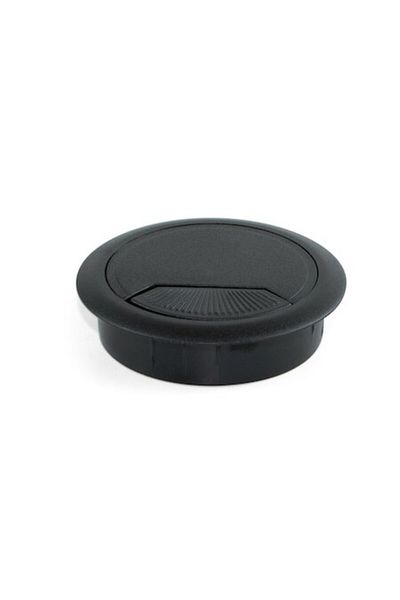 OEM Suport Trecere Cabluri Rotunda PVC fi 60mm Negru