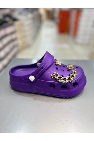 Akınal Bella Papuci de damă cu cataramă cu talpă înaltă